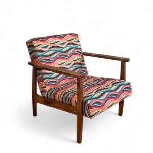 Fotelja Košuta - Print 05 - tamno braon