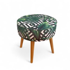 Tabure krug - Print 11 - natur