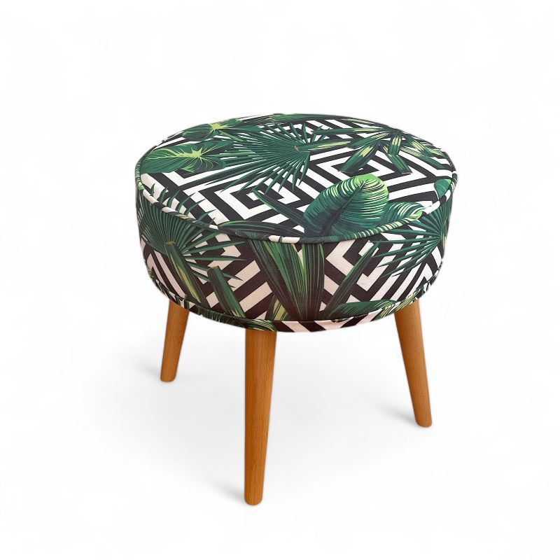 Tabure krug - Print 11 - natur