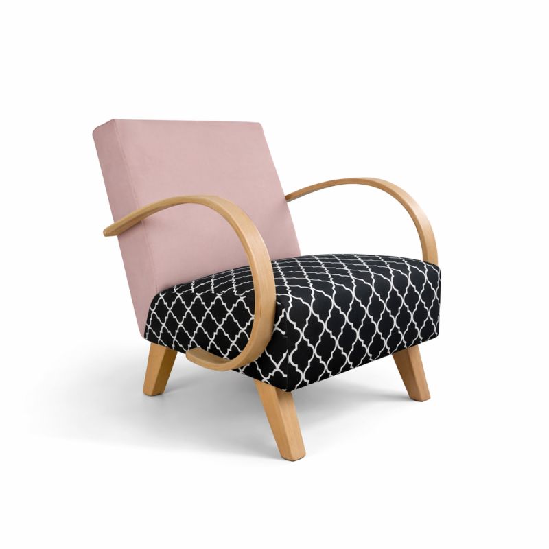 Fotelja Art Deco - Spark 22/BW01 - natur