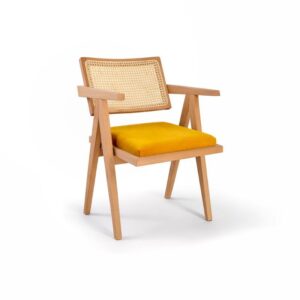 Stolica Rattia - Matt Velvet 07 - natur
